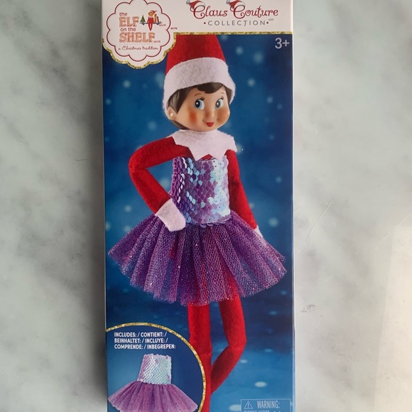 BNIB Elf on the Shelf Claus Couture Sugar Plum Party Dress - Picture 2 of 4